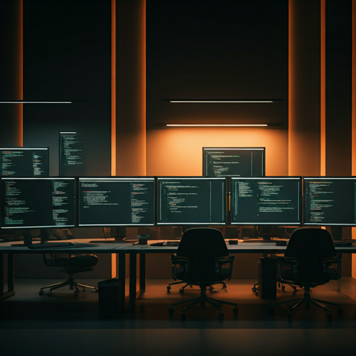 Modern high-tech office interior