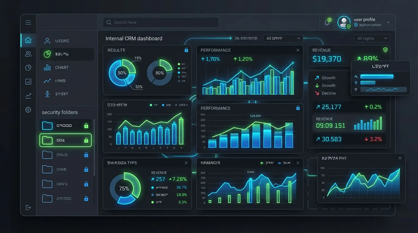 Advisor Portal CRM Financial Dashboard