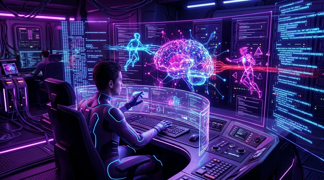 Holographic AI Agents and Cybersecurity Simulation Terminal